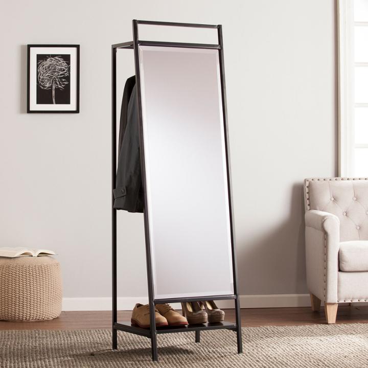 Southern Enterprises Drake Mirrored Hidden Coat Rack