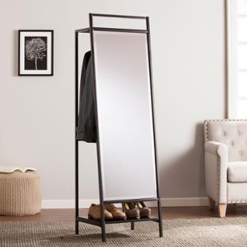 Southern Enterprises Drake Mirrored Hidden Coat Rack