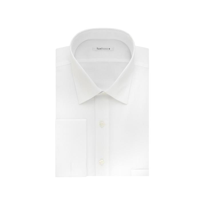 Van Heusen Long Sleeve Sateen Dress Shirt