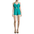 City Triangle Sleeveless Romper-juniors