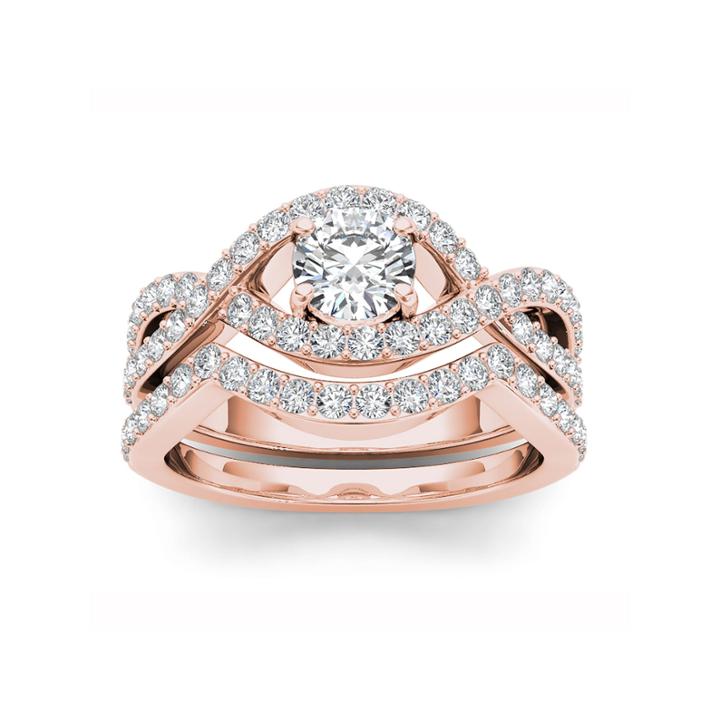 Womens 1 1/2 Ct. T.w. White Diamond 14k Gold
