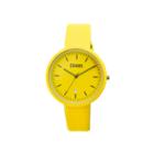 Crayo Womens Easy Yellow Leather-band Watch With Date Cracr2405
