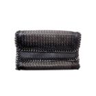 Olivia Miller Whitney Large Woven Zip-trim Clutch