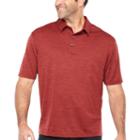 Van Heusen Air Spacedye Sleeve Melange Polo Shirt-big And Tall