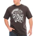 Starwars Tilted Falcon Short Sleeve Graphic T-shirt-big And Tall
