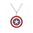 Marvel Captain America Brass Pendant Necklace