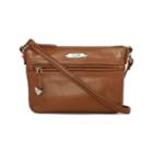 Perlina Nappa Mid-size Leather Crossbody Bag
