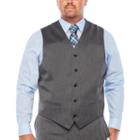 Jf J.ferrar Pin Dot Classic Fit Suit Vest - Big And Tall