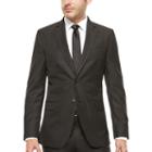 Jf J. Ferrar Slim-fit Black Box Check Suit Jacket