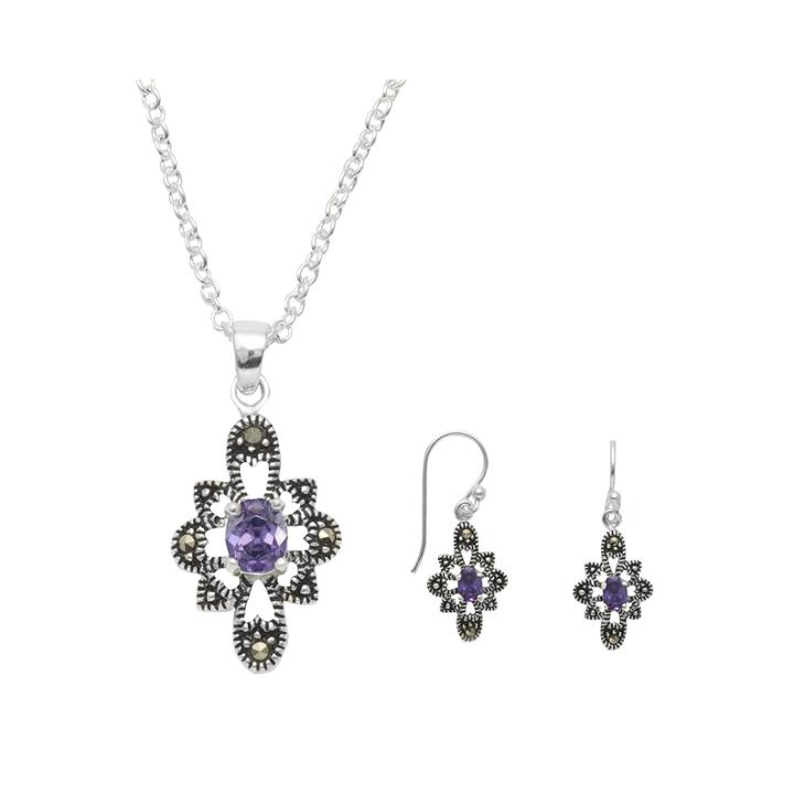 City Rocks City Rocks Multi Color Brass Drop Earrings