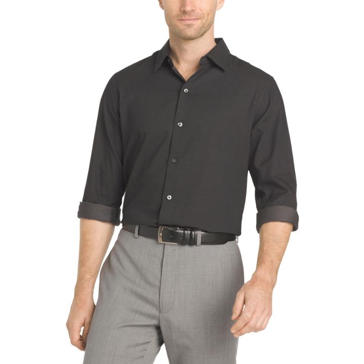Van Heusen Long Sleeve Micro Dot Shirt