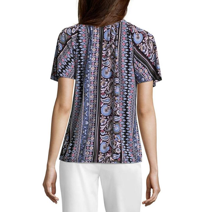 Liz Claiborne Peasant Top - Tall