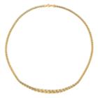 Made In Italy Womens 14k Gold 16.75 Link Necklace