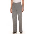Alfred Dunner City Life Woven Flat Front Pants