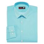 Jf J.ferrar Long Sleeve Broadcloth Dots Dress Shirt - Slim