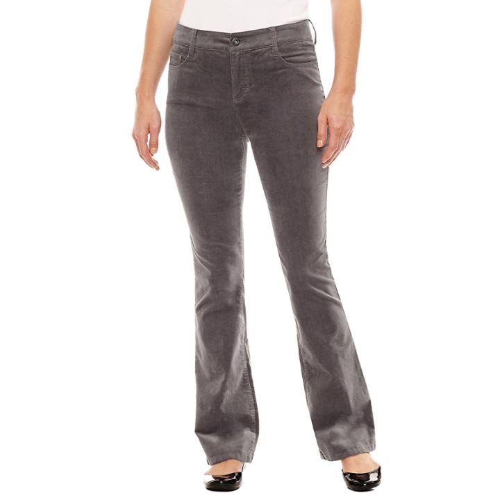 St. John's Bay Bootcut Corduroy Pants - Talls