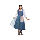 Disney's Beauty And The Beast Live Action Belle Village Dress Deluxe Adult Costume L