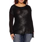 A.n.a Long Sleeve Crew Neck T-shirt-plus