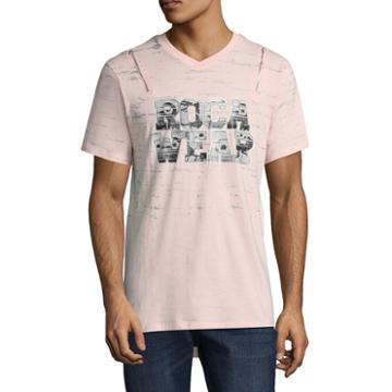 Rocawear 10 Men Short Sleeve V Neck T-shirt