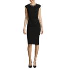 Ronni Nicole Beaded Neck Sheath Dress