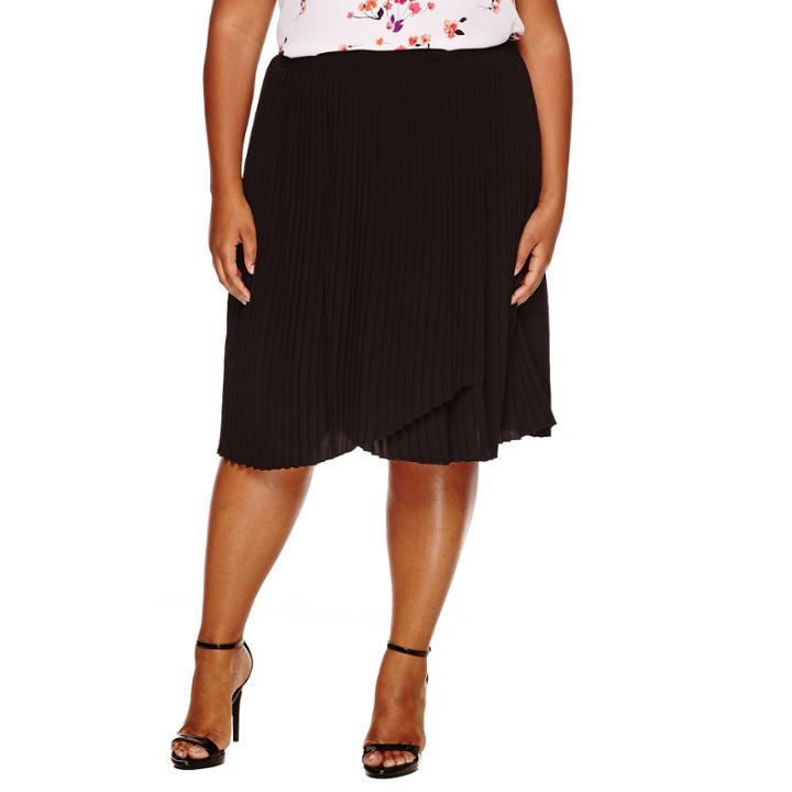 Worthington Pleated Skirt - Plus