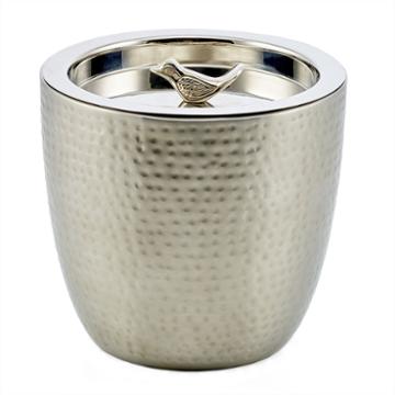 Old Dutch Churp Hammered Double Walled Stainless Steel Ice Bucket 1.5 Qt