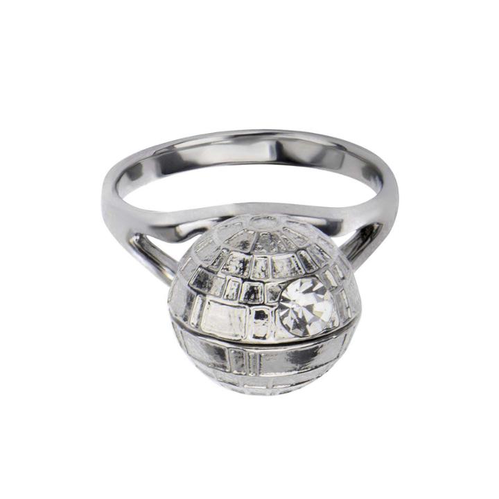 Star Wars Stainless Steel 3d Death Star Ring