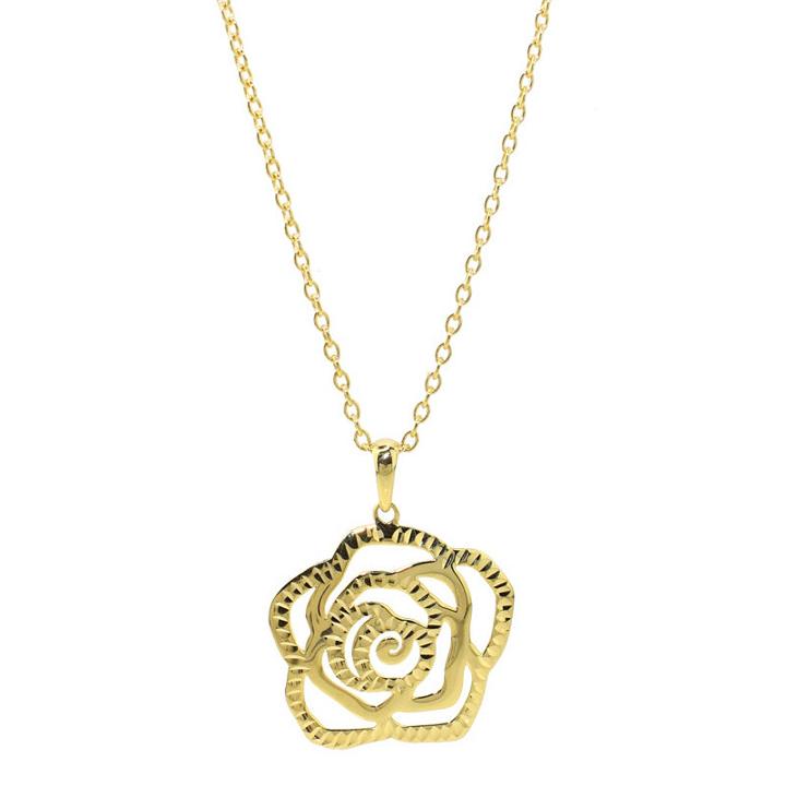 Sechic Womens 14k Gold Pendant Necklace