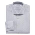 Collection By Michael Strahan Wrinkle Free Cotton Stretch Big And Tall Long Sleeve Woven Checked Dress Shirt