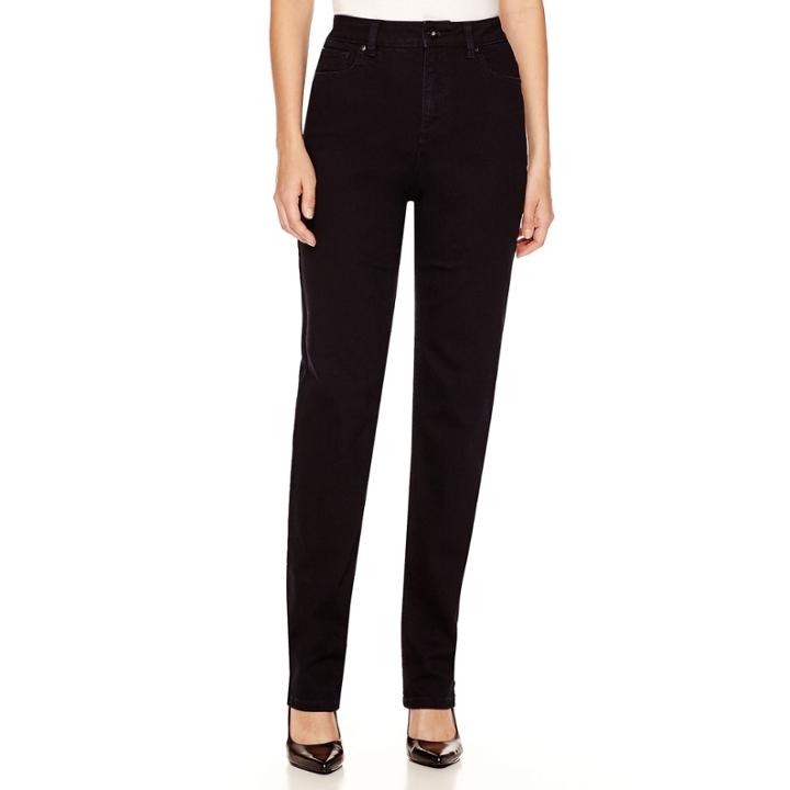 Liz Claiborne High-rise Tapered Jeans - Petite