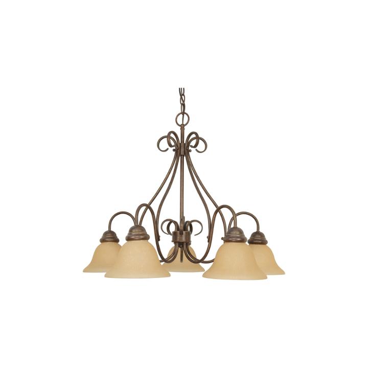 Filament Design 5-light Sonoma Bronze Chandelier