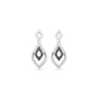 Diamond Accent Black Diamond Sterling Silver Drop Earrings