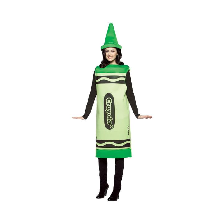 Green Crayola Crayon Adult Costume