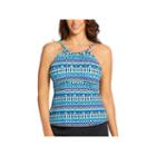 St. John's Bay High Neck Tankini Gigi Swimsuit Top