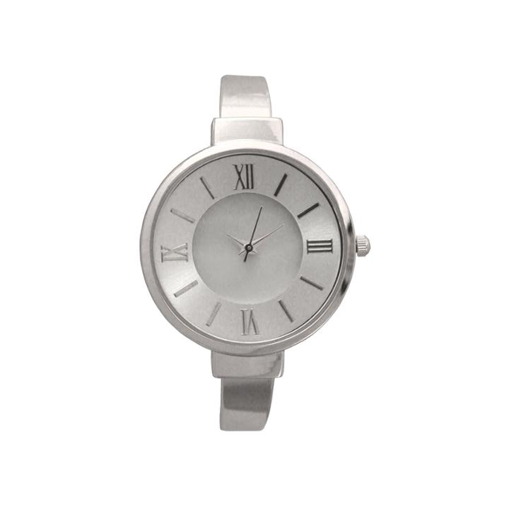 Olivia Pratt Womens Silver Tone Bangle Watch-10029