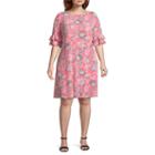 Ronni Nicole Elbow Sleeve Floral Sheath Dress - Plus