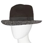 Manhattan Hat Company Solid Crown With Boucl Brim Panama Hat