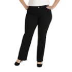 Lee Comfort Fit Straight-leg Twill Trouser Pants - Plus