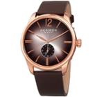 Akribos Xxiv Mens Brown Strap Watch-a-916rg