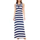 St. John's Bay Sleeveless Stripe Maxi Dress