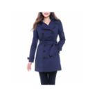 Bgsd Women's Leah Hooded Mid Length Trench Coat