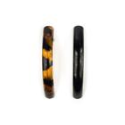 Carole Solid Cheetah Print Hair Clip