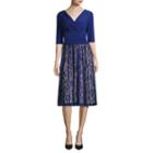Melrose 3/4 Sleeve Lace Fit & Flare Dress