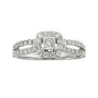 1 Ct. T.w. Certified Diamond 14k White Gold Bridal Ring