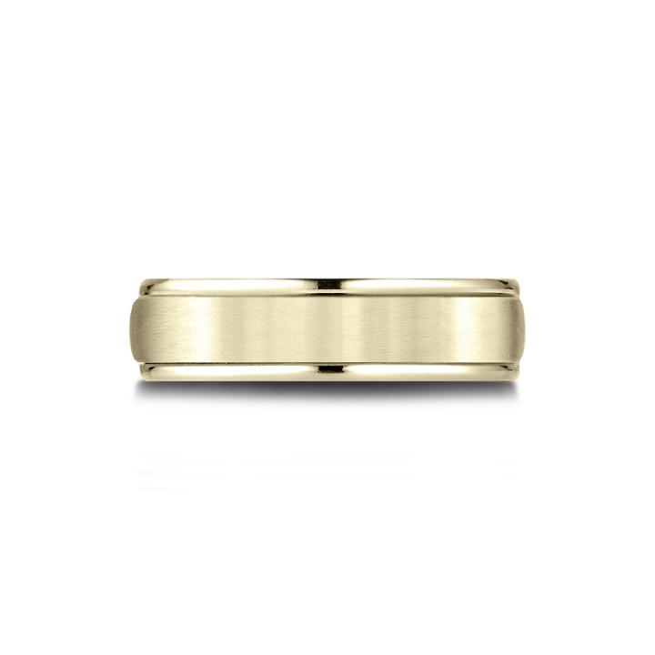 Mens 10k Yellow Gold 6mm Band