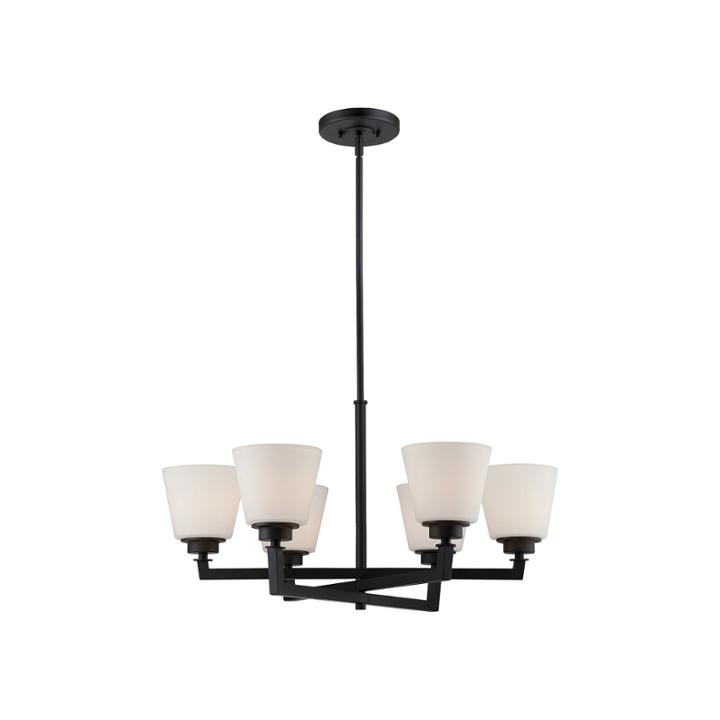 Filament Design 6-light Aged Bronze Chandelier