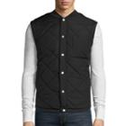 Arizona Ribbed-collar Quilted Vest