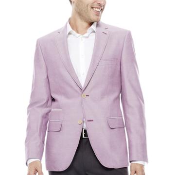 The Savile Row Company Slim Fit Chambray Sport Coat