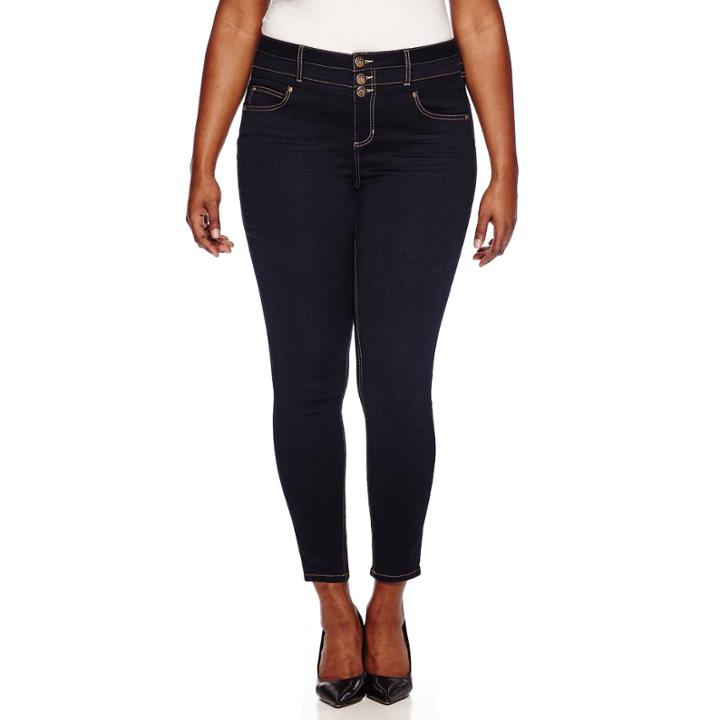 Blue Spice Super-soft High-rise Skinny Jeans - Juniors Plus