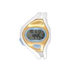 Asics White/gold Ar05 Runner Unisex Multicolor Strap Watch-cqar0512y